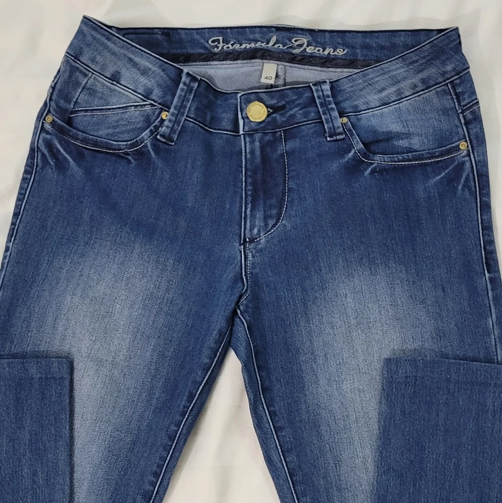 FORMULA Women's Blue Denim Jeans - Picture 1 of 7